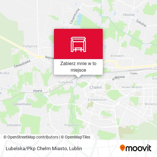 Mapa Lubelska/Pkp  Chełm Miasto