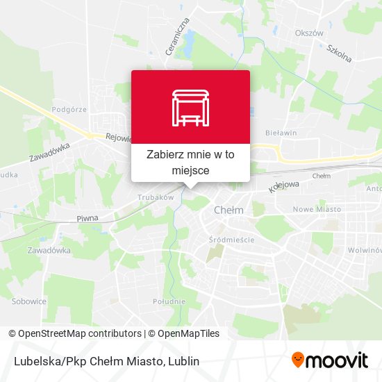 Mapa Lubelska/Pkp Chełm Miasto