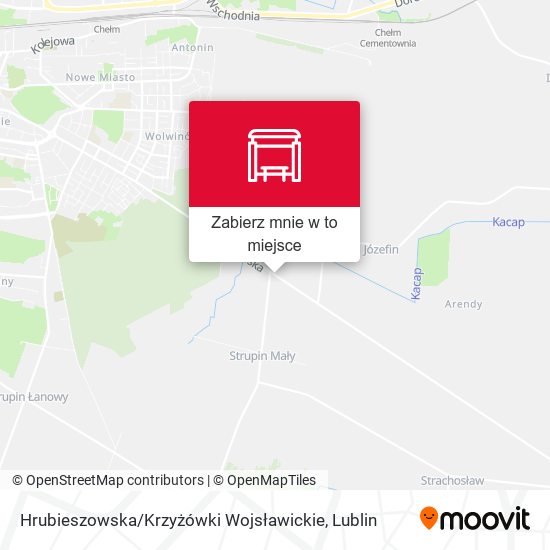 Mapa Hrubieszowska / Krzyżówki Wojsławickie