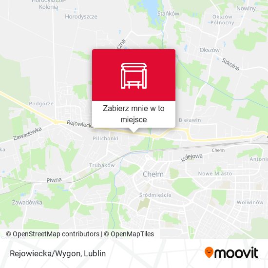 Mapa Rejowiecka/Wygon