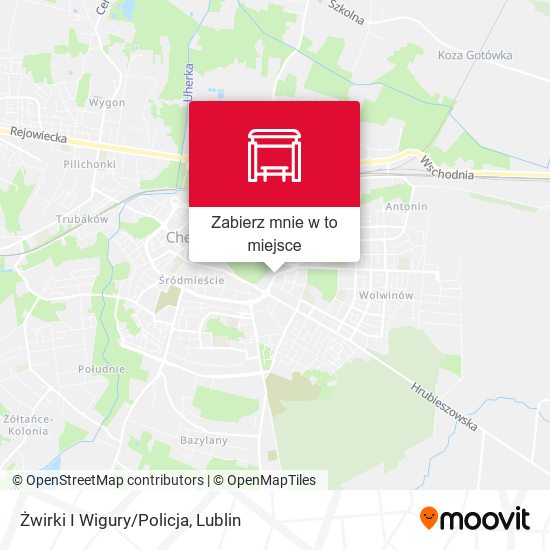 Mapa Żwirki I Wigury/Policja
