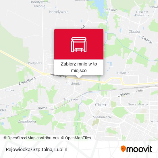Mapa Rejowiecka/Szpitalna