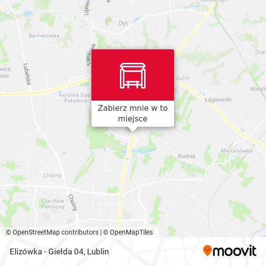 Mapa Elizówka - Giełda 04