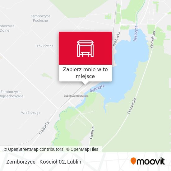 Mapa Zemborzyce - Kościół 02