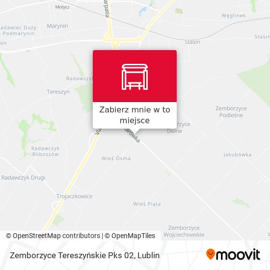 Mapa Zemborzyce Tereszyńskie Pks 02