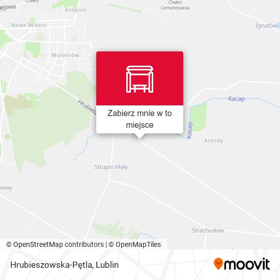 Mapa Hrubieszowska-Pętla