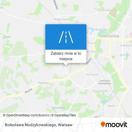 Mapa Bolesława Nodzykowskiego