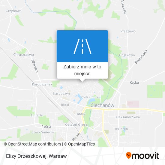 Mapa Elizy Orzeszkowej