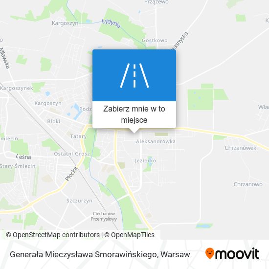 Mapa Generała Mieczysława Smorawińskiego