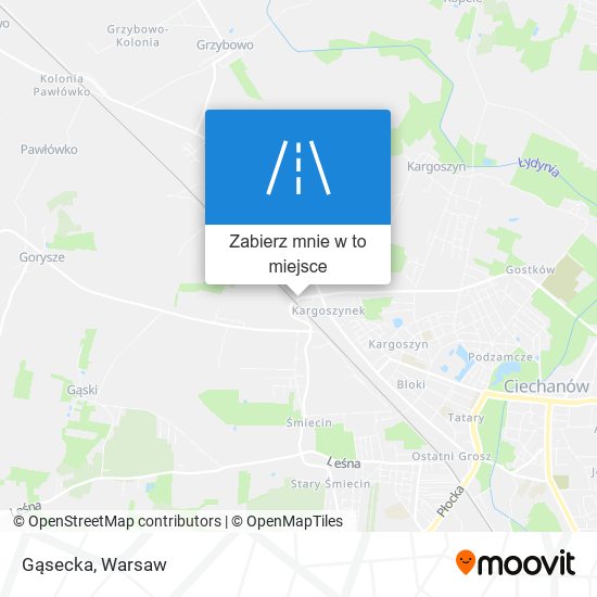 Mapa Gąsecka