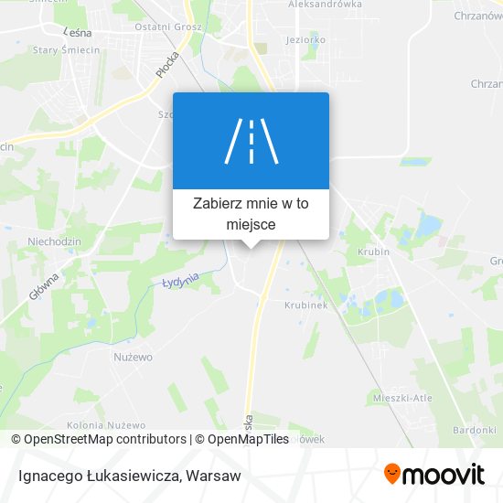 Mapa Ignacego Łukasiewicza