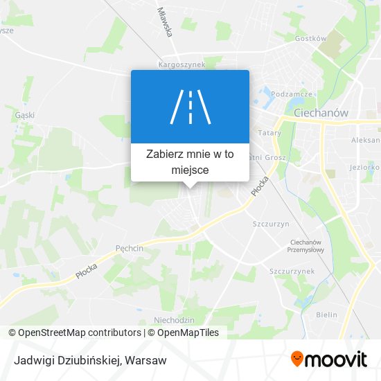 Mapa Jadwigi Dziubińskiej