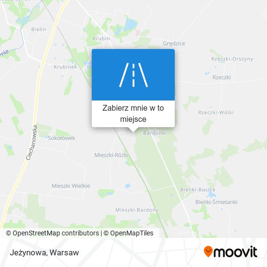 Mapa Jeżynowa