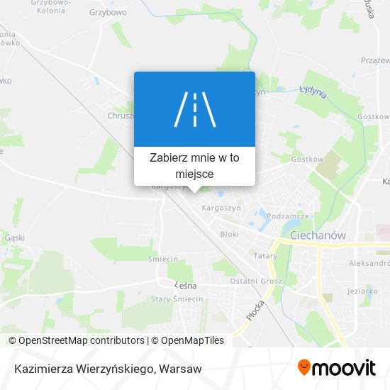 Mapa Kazimierza Wierzyńskiego