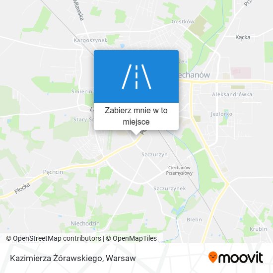 Mapa Kazimierza Żórawskiego