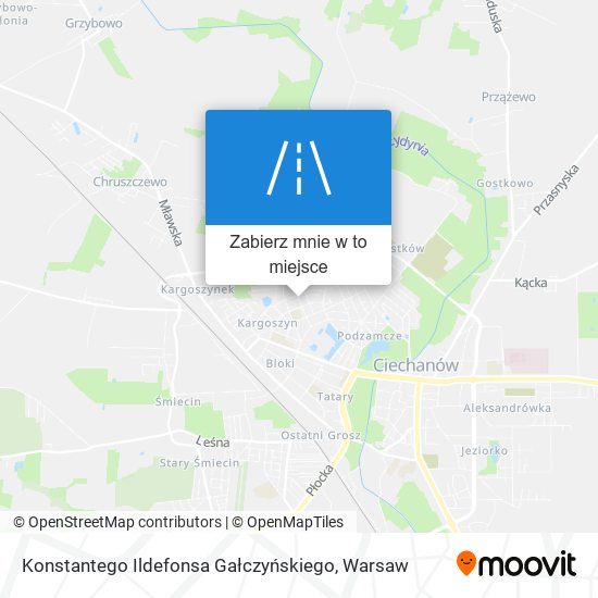 Mapa Konstantego Ildefonsa Gałczyńskiego