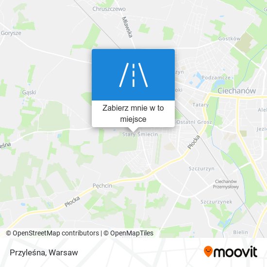 Mapa Przyleśna