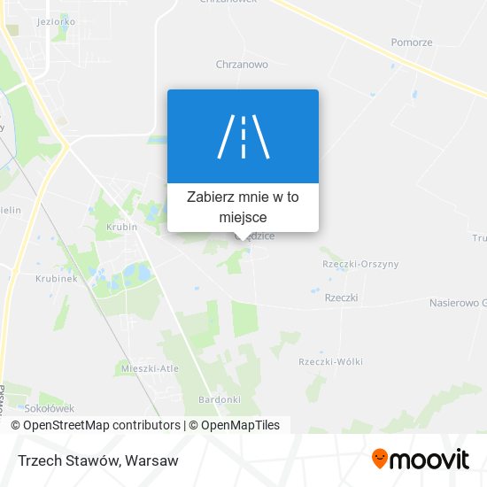 Mapa Trzech Stawów