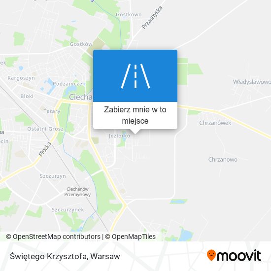 Mapa Świętego Krzysztofa