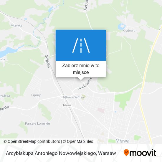 Mapa Arcybiskupa Antoniego Nowowiejskiego