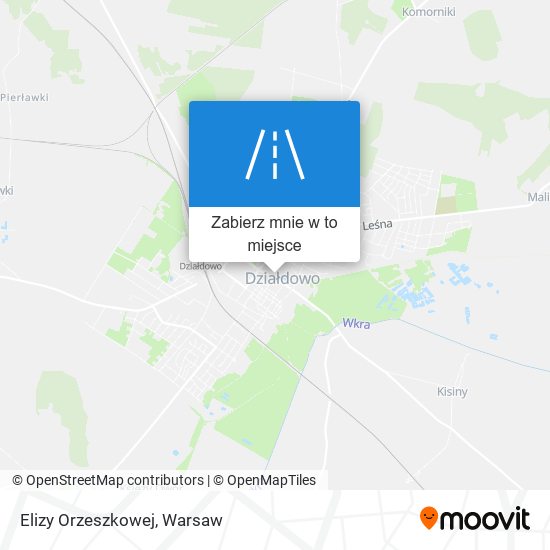 Mapa Elizy Orzeszkowej