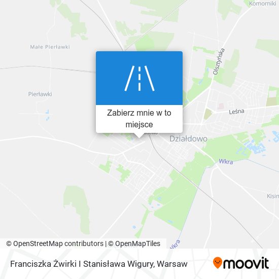 Mapa Franciszka Żwirki I Stanisława Wigury