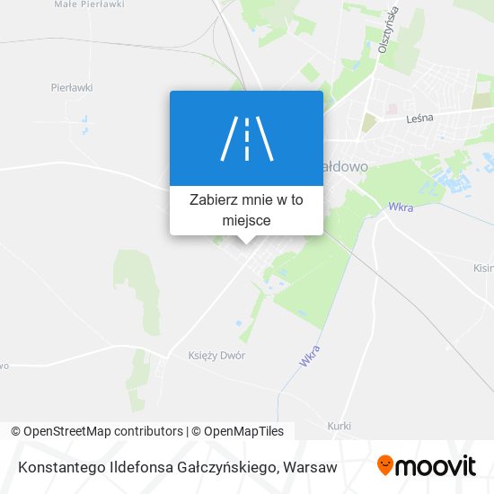 Mapa Konstantego Ildefonsa Gałczyńskiego