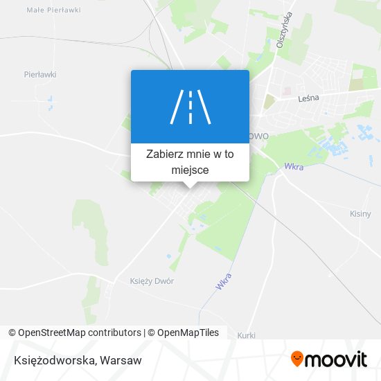 Mapa Księżodworska