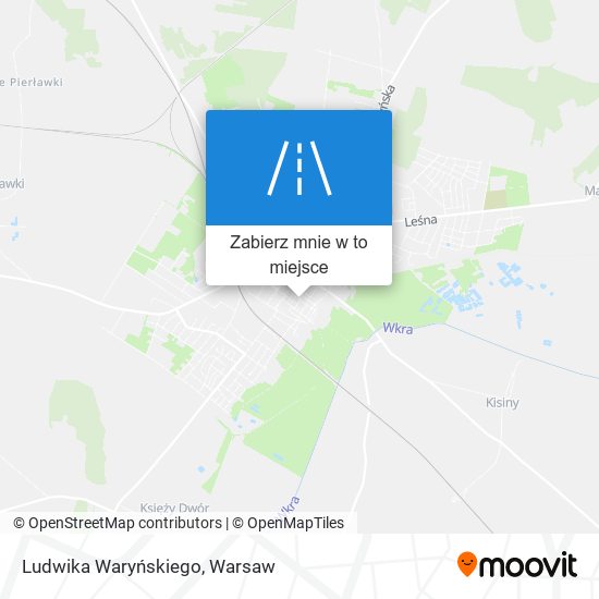 Mapa Ludwika Waryńskiego