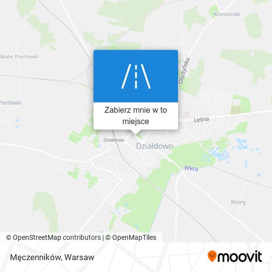 Mapa Męczenników