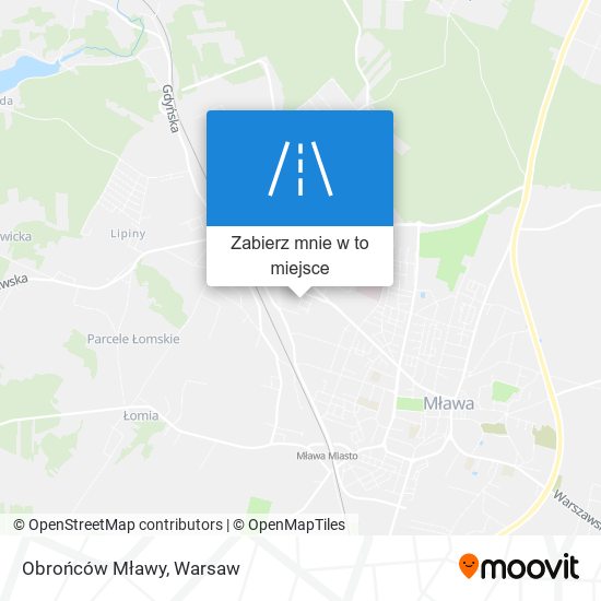 Mapa Obrońców Mławy