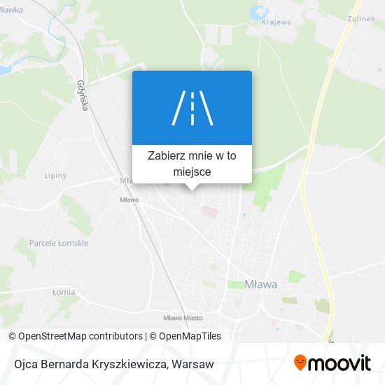 Mapa Ojca Bernarda Kryszkiewicza