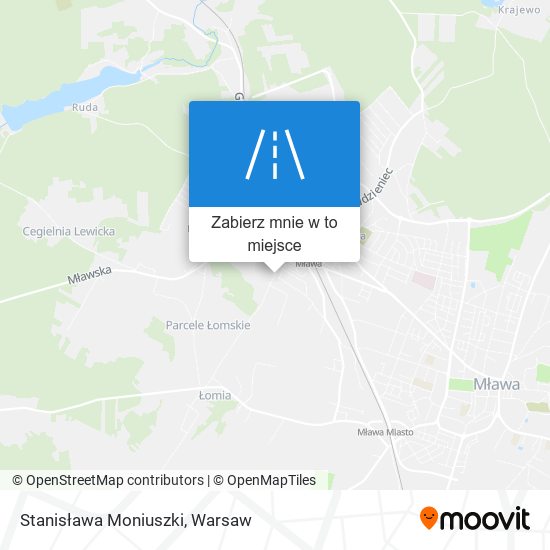 Mapa Stanisława Moniuszki