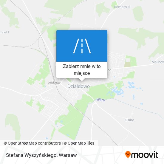 Mapa Stefana Wyszyńskiego