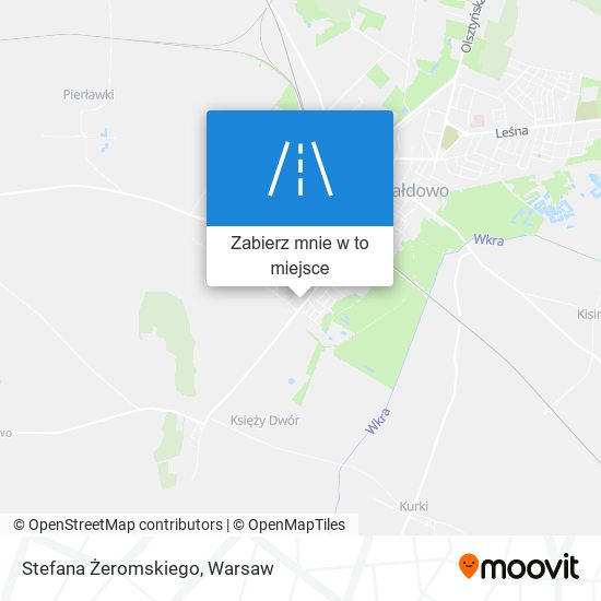 Mapa Stefana Żeromskiego