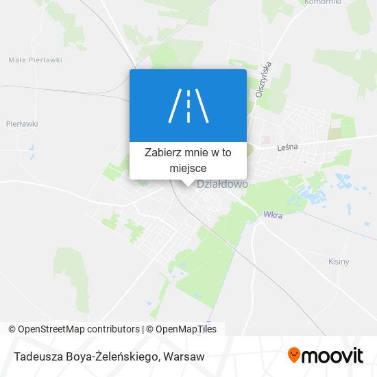 Mapa Tadeusza Boya-Żeleńskiego