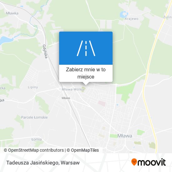 Mapa Tadeusza Jasińskiego