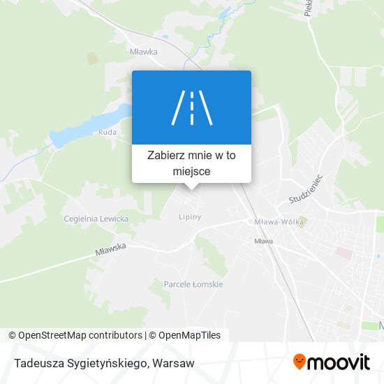 Mapa Tadeusza Sygietyńskiego