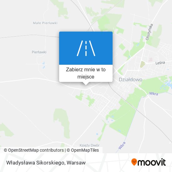 Mapa Władysława Sikorskiego