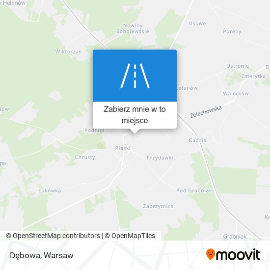 Mapa Dębowa