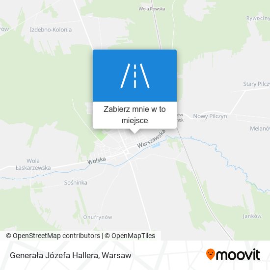 Mapa Generała Józefa Hallera