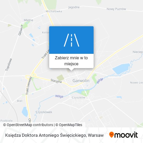 Mapa Księdza Doktora Antoniego Święcickiego