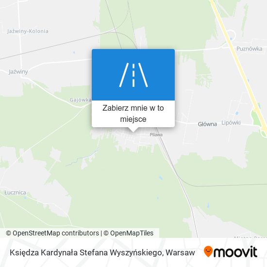 Mapa Księdza Kardynała Stefana Wyszyńskiego