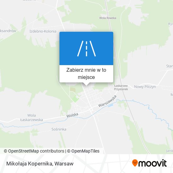 Mapa Mikołaja Kopernika