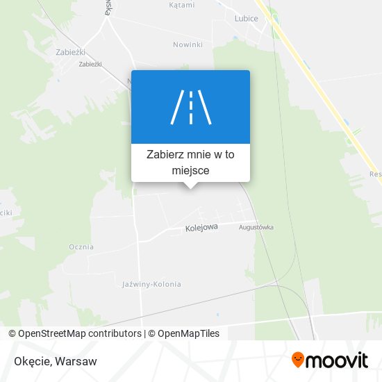 Mapa Okęcie