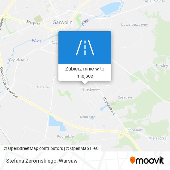 Mapa Stefana Żeromskiego