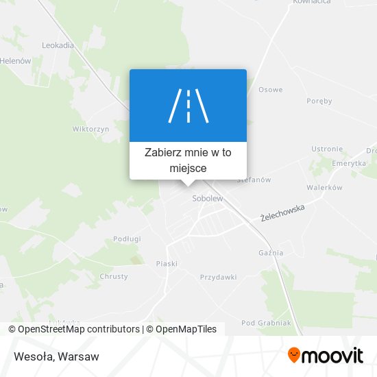 Mapa Wesoła