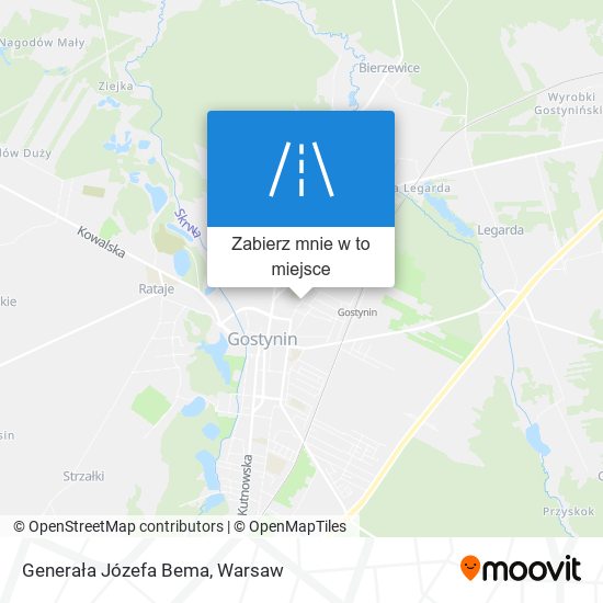 Mapa Generała Józefa Bema