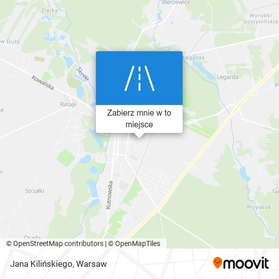 Mapa Jana Kilińskiego