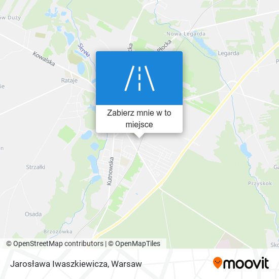 Mapa Jarosława Iwaszkiewicza